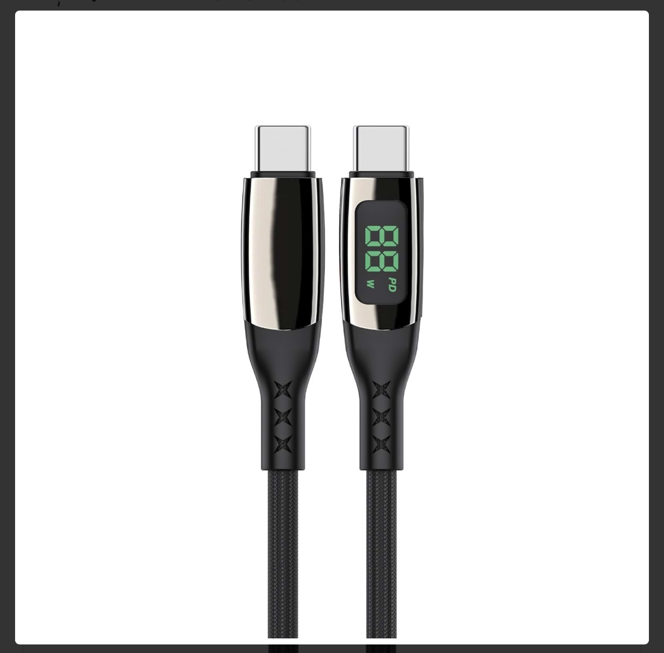 65W LCD EKRANLI ŞARJ KABLOSU